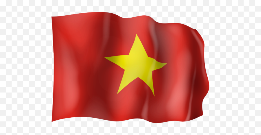 Waving Flag Of Vietnam - Vertical Png,Vietnam Flag Png
