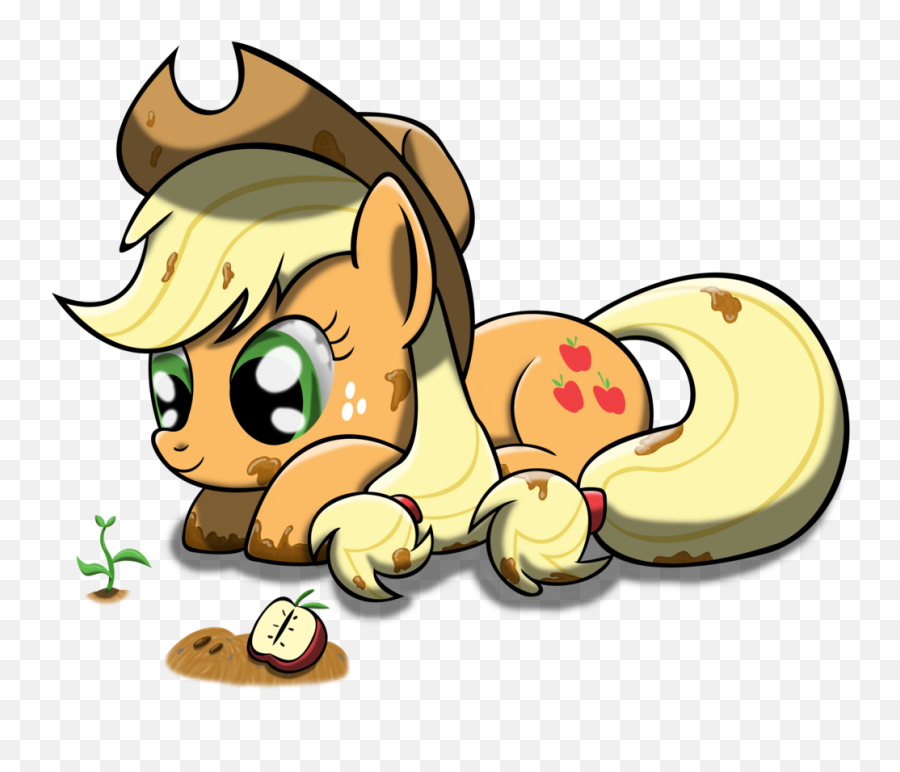 Applejack Mud Png - Apple,Mud Png