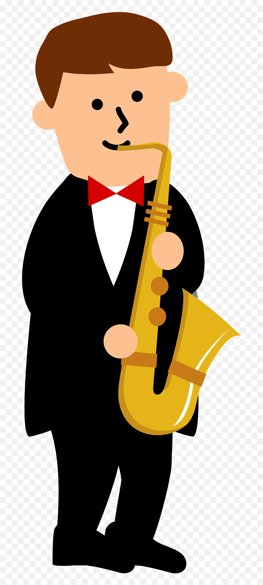 Saxophone Player Clipart - Saxophone Png,Saxophone Clipart Png