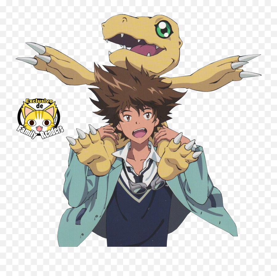 Render Digimon Tri Tai Y Agumon - Taichi Digimon Adventure Tri Png,Agumon Png