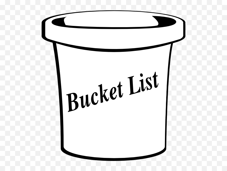Bucket Clip Art - Vector Clip Art Online Transparent Background Bucket List Png,Bucket Clipart Png