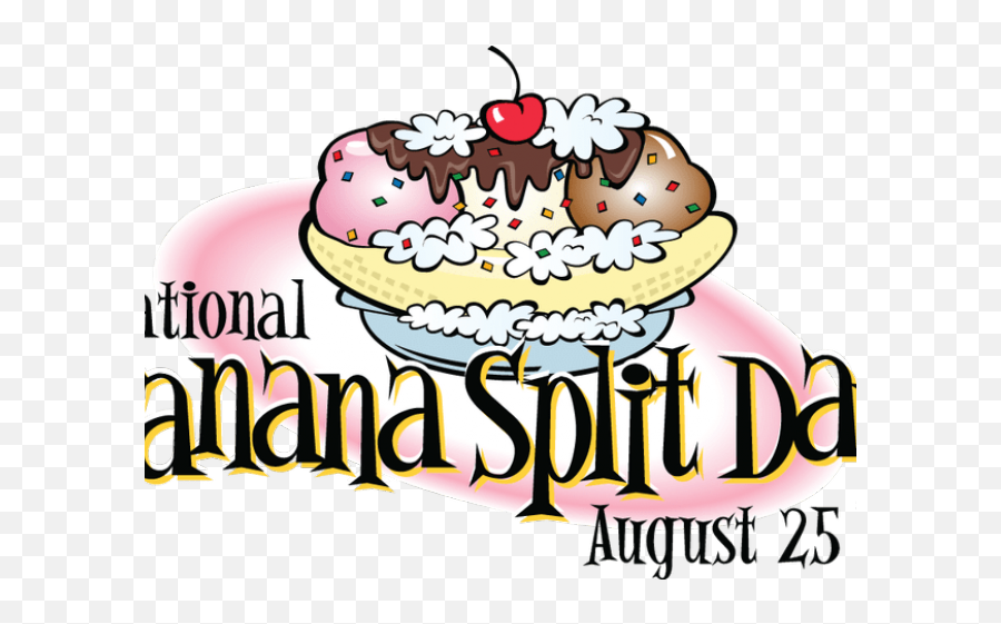 Banana Split Clipart Nut - National Banana Split Day Clipart Clip Art Png,Banana Split Png