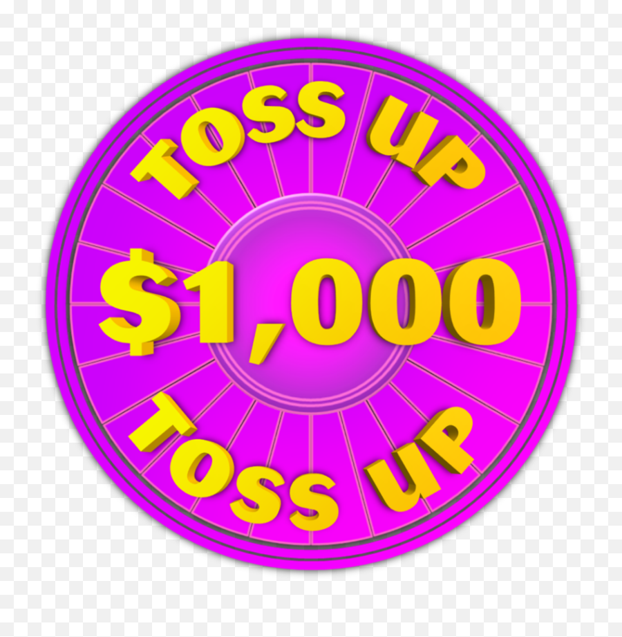 Wheel Of Fortune Toss Up - Wheel Of Fortune Game Png,Wheel Of Fortune Logo