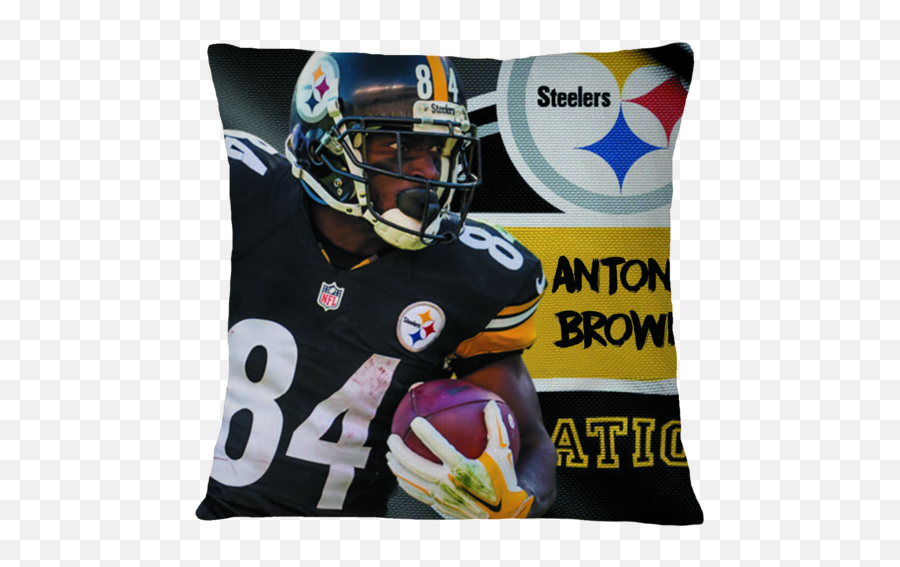 Antonio Brown Cool Pillow - Pittsburgh Steelers Png,Antonio Brown Png