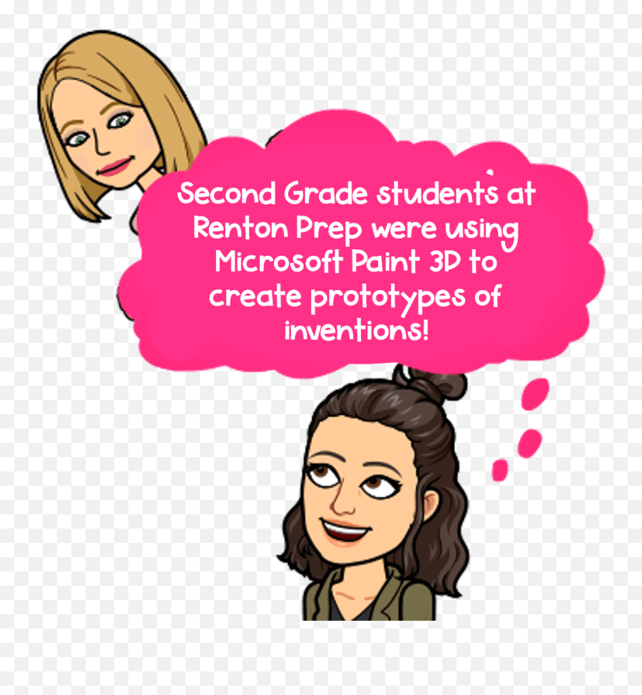 Lessons With Paint 3d - Thinking About You Bitmoji Png,Paint 3d Transparent