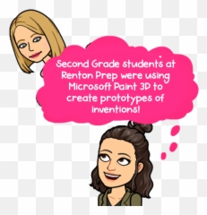 Lessons With Paint 3d - Thinking About You Bitmoji png
