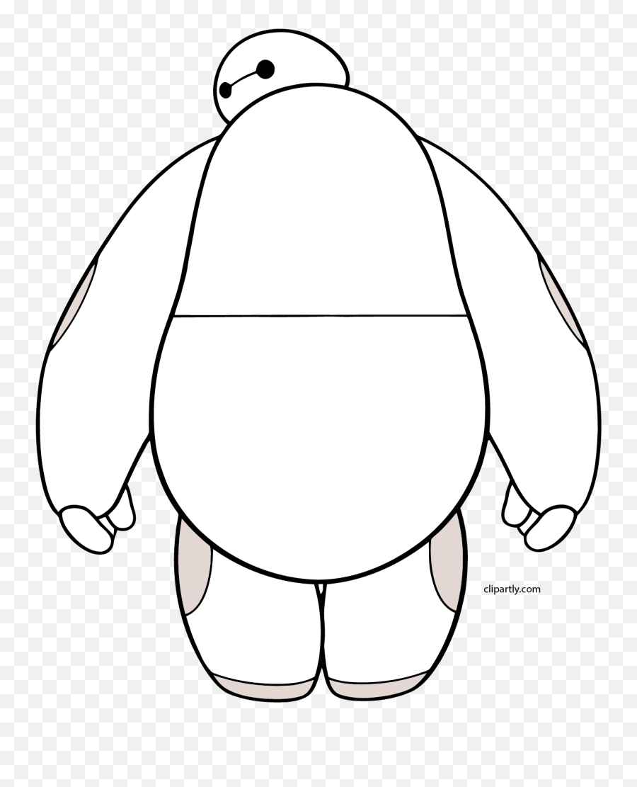 Download Hd Baymax Back Png Clipart - Dot,Baymax Png