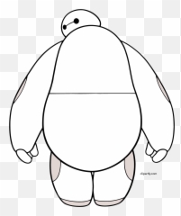 Download Hd Baymax Back Png Clipart - Dot,Baymax Png