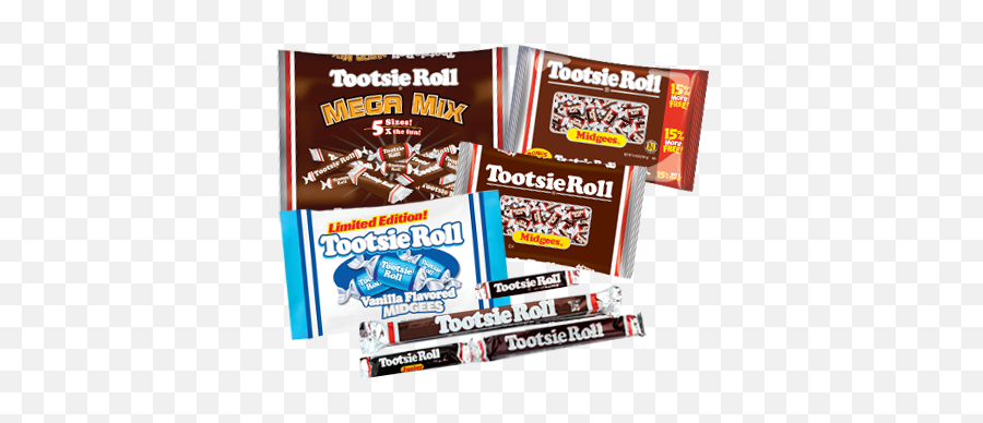 Tootsie Candy Rolls - Calories In A Tootsie Roll Png,Tootsie Roll Png