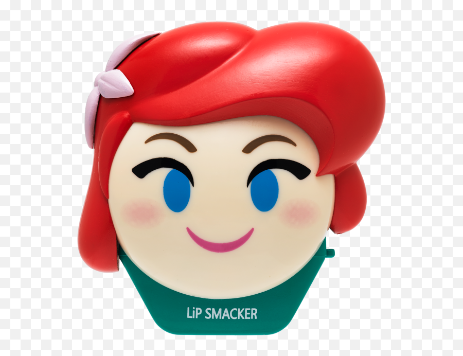Disney Ariel Emoji Lip Balm - Tropical Flavor Lip Smacker Disney Emoji Lip Smacker Png,Lips Emoji Png