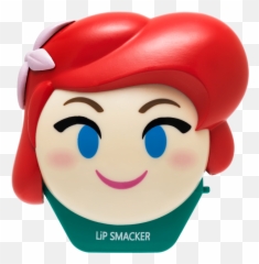 Disney Ariel Emoji Lip Balm - Tropical Flavor Smacker png