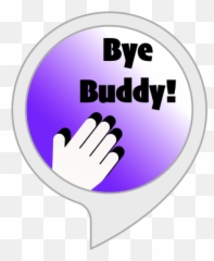 Amazoncom Bye Buddy Alexa Skills - Circle Png,Bye Png