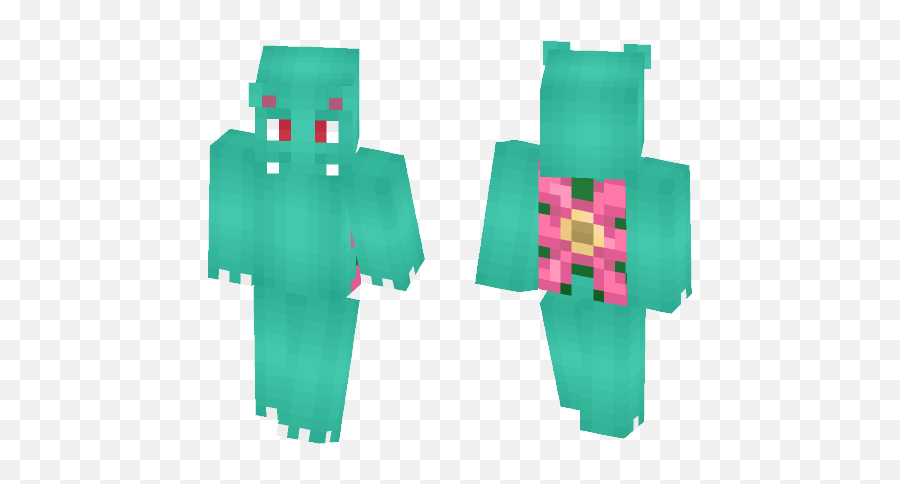 Download 3 Venusaur Minecraft Skin For Free - Blue Spiderman Minecraft Skin Png,Venusaur Png