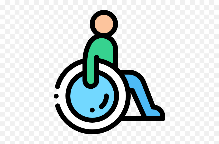Disabled - Free People Icons Discapacitado Icono Png,Wheelchair Icon Vector