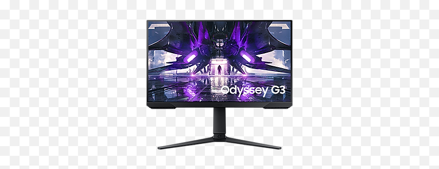 24 Inch Odyssey G3 Gaming Monitor Ls24ag302nuxxu Samsung Uk - Samsung Odyssey G30a Png,Ibuypower Icon