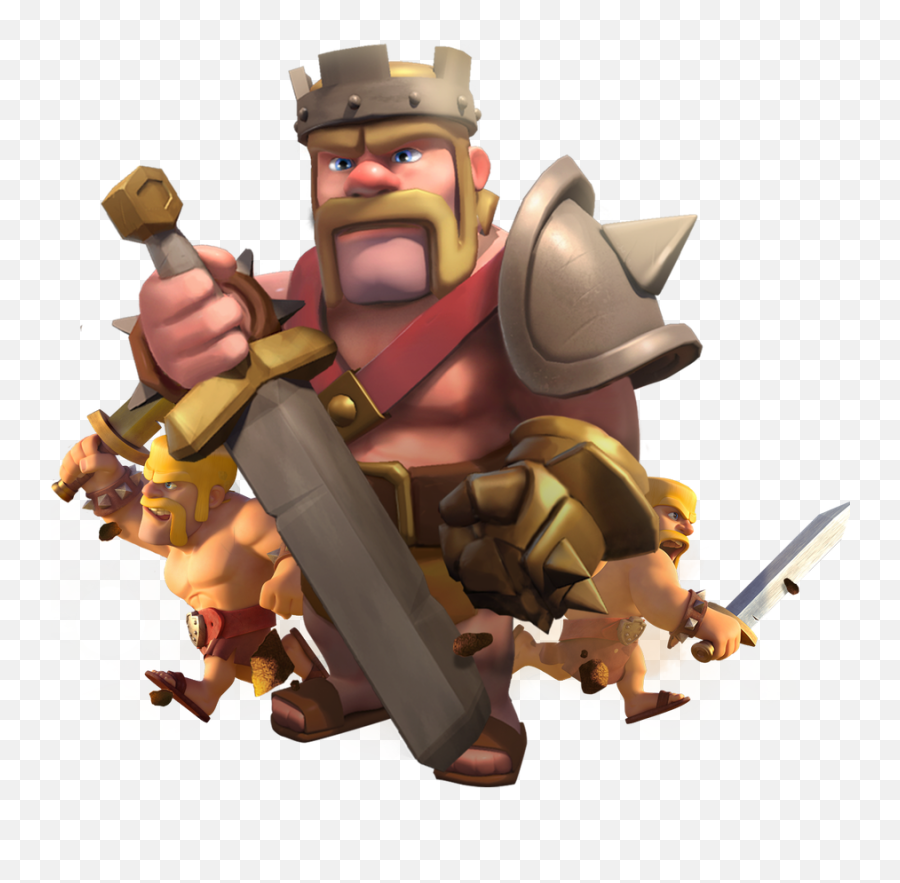 Clash Of Clans - Clash Of Clans Barbarian King Png Full Coc Barbarian King Hd,Clash Of Clans Png