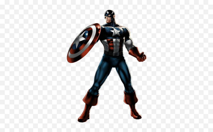 Download Fighting Game Origin - Capitan America Marvel Marvel Vs Capcom 3 Captain America Png,Capitan America Logo