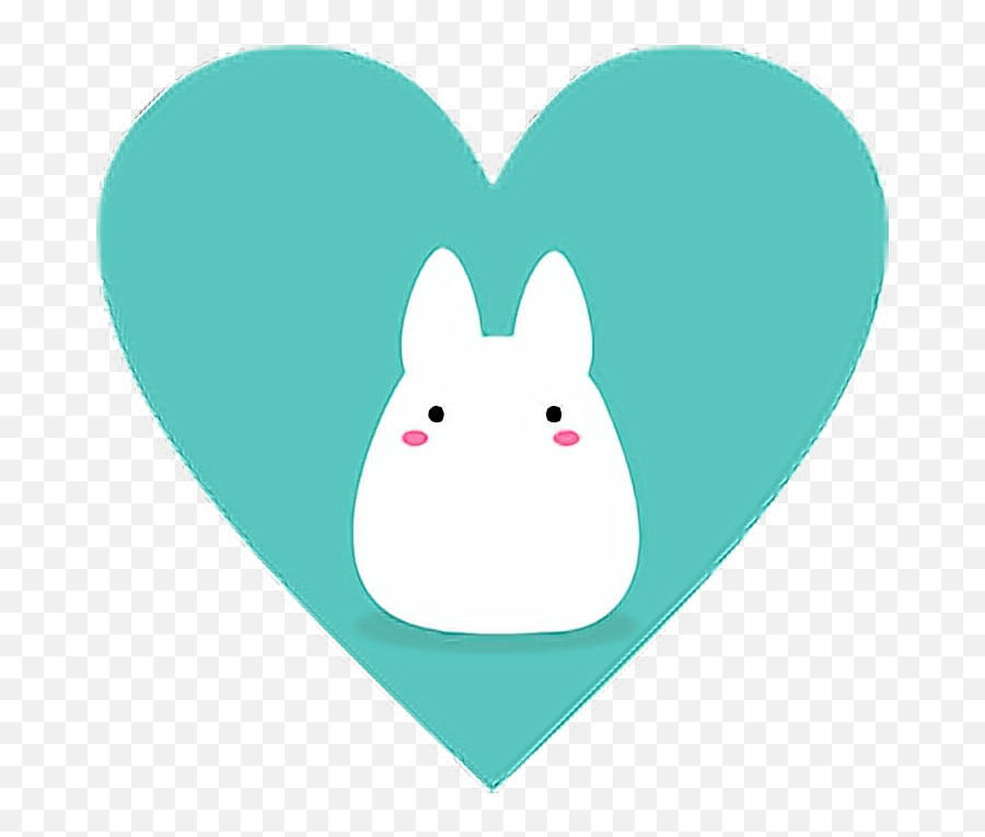 Love Cute Bunny Logo Freetoedit Sticker By Ikon00 - Simple Cute Animations Png,Kawaii Bunny Icon