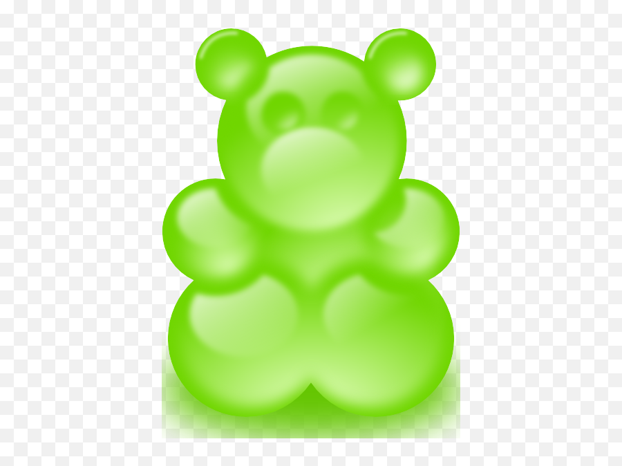 Green Gummy Bear Png - Transparent Background Gummy Bear Clipart,Gummy Bear Png
