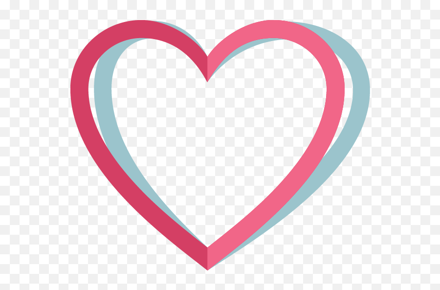 Download Pink Heart Outline Png Image - Pink Heart Outline Png,Pink Hearts Png