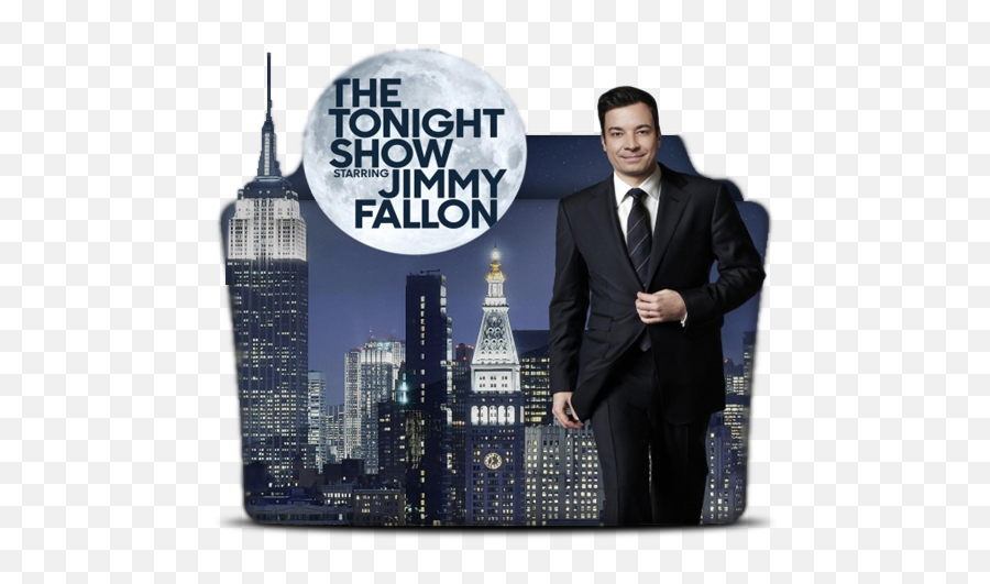 Late Night With Jimmy Fallon Folder Icon - Designbust Tonight Show Com Jimmy Fallon Png,Late Icon