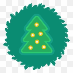 Wreath Christmas Tree Xmas Icon - Miter Saw Blade Silhouette Png,Icon Dll