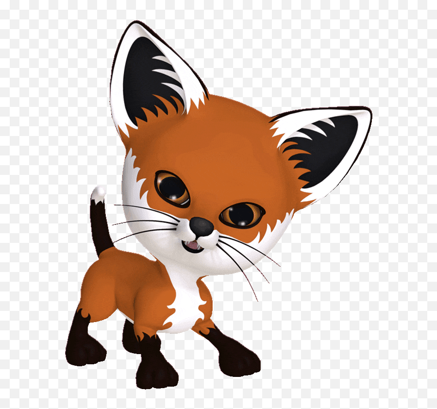Top Red Tails Stickers For Android U0026 Ios Gfycat - Cartoon Fox Wagging Tail Png,Tails The Fox Icon