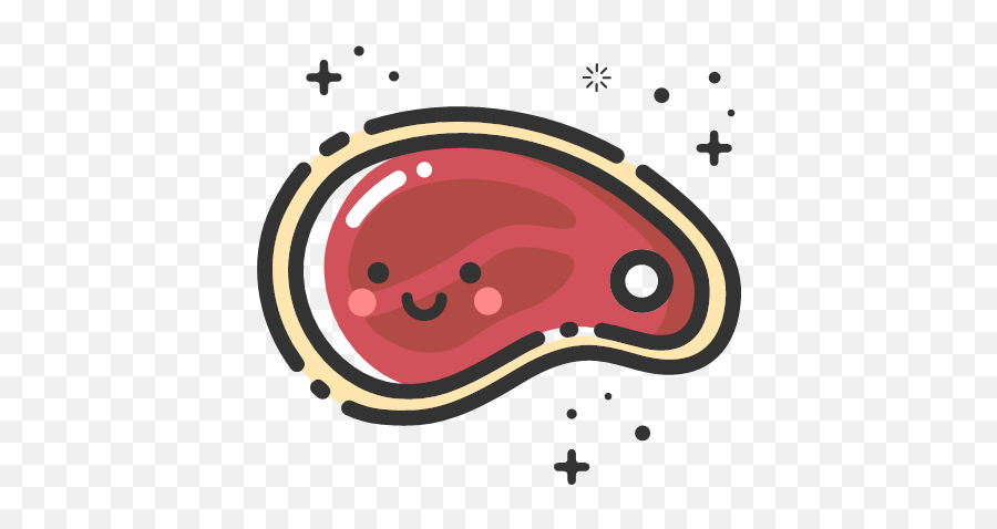 Mbe Style Steak Vector Icons Free Download In Svg Png Format - Dot,Steak Icon