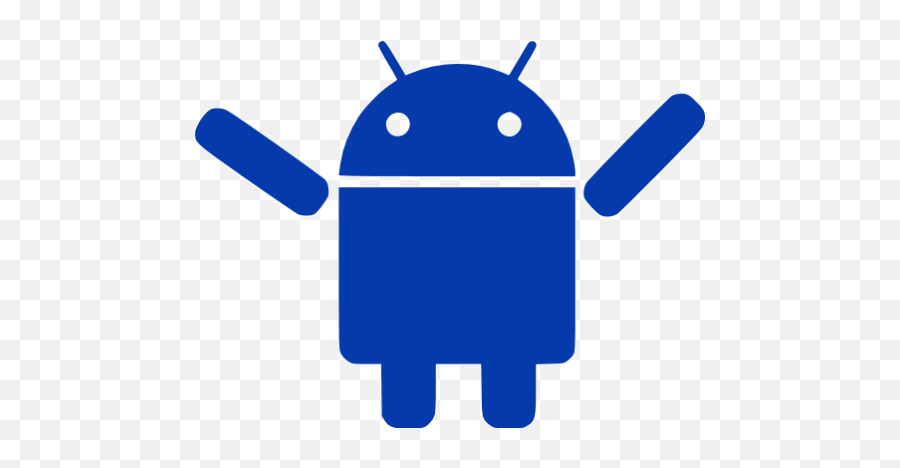 Royal Azure Blue Android 4 Icon - Free Royal Azure Blue Android Icon Black Png,Android File Icon