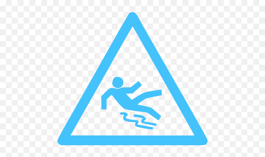 Caribbean Blue Warning 15 Icon - Free Caribbean Blue Warning Warning Signs Slip Png,Slippery Icon