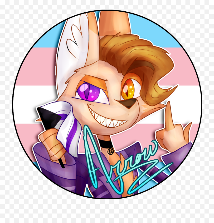New Icon By Miles - 4smiles Fur Affinity Dot Net Fictional Character Png,Demisexual Icon