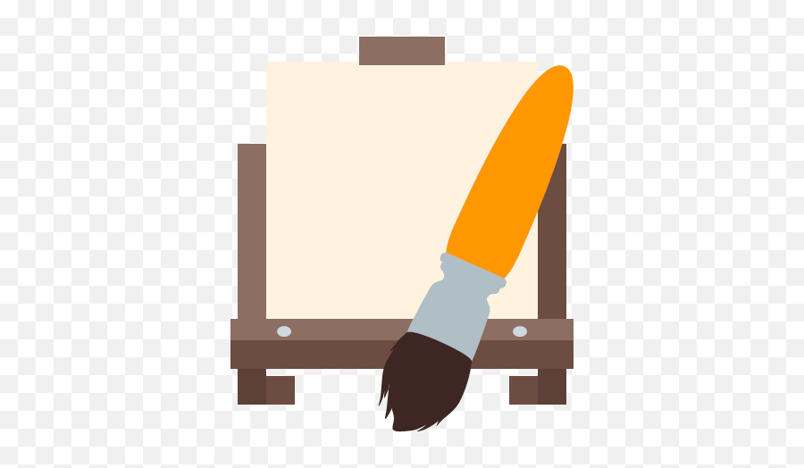 Brush Easel Paint Painting Icon - Art And Design Tools Png,Hairbrush Png