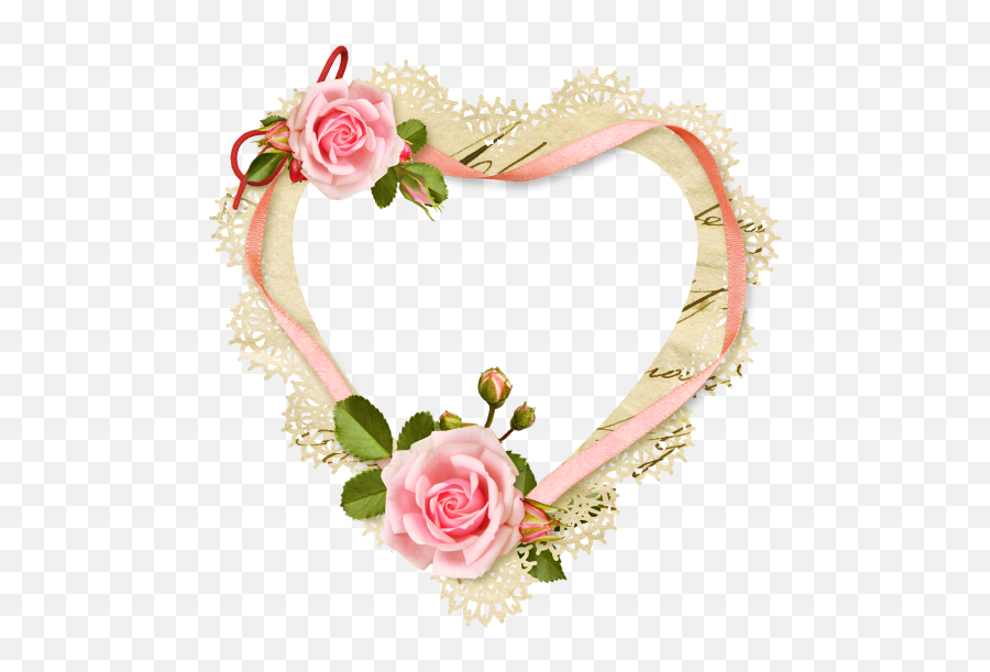 Library Of Burgundy Heart Clip Royalty Free Stock With Rose - Wedding Frame Png,Rose Heart Png