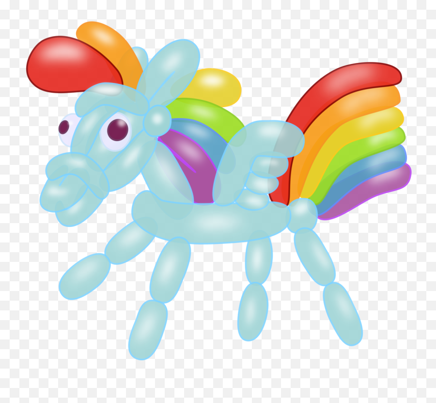 Png Balloon Animals Transparent U0026 Clipart Free Download - Balloon Animals Rainbow Dash,Animals Transparent Background