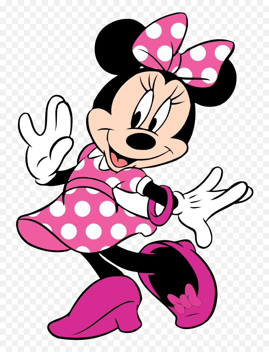 Turma Do Mickey Minnie Rosa 3 Png - Dibujos De Minnie Mouse,Mickey And Minnie Png