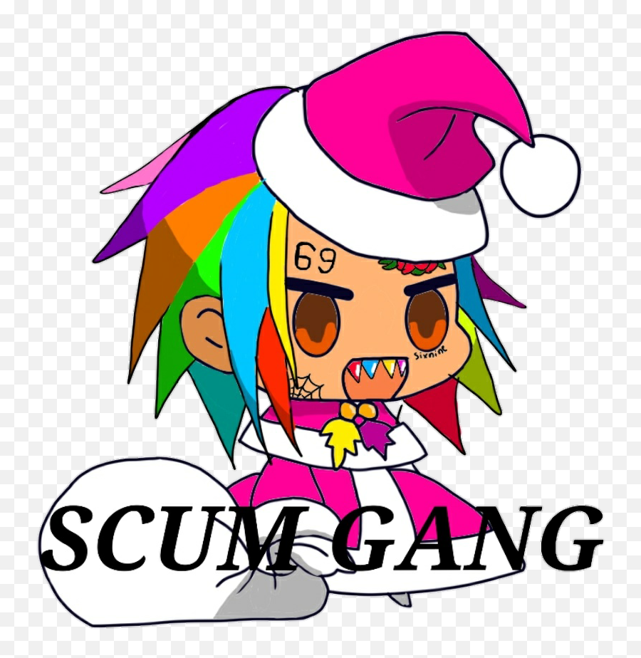 Our Boy Will Be Back Before Christmas 6ix9ine - Cartoon Png,6ix9ine Png