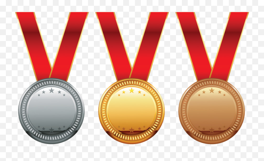 Gold Medal Olympic Award - Gold Silver Bronze Medal Png,Gold Medal Png