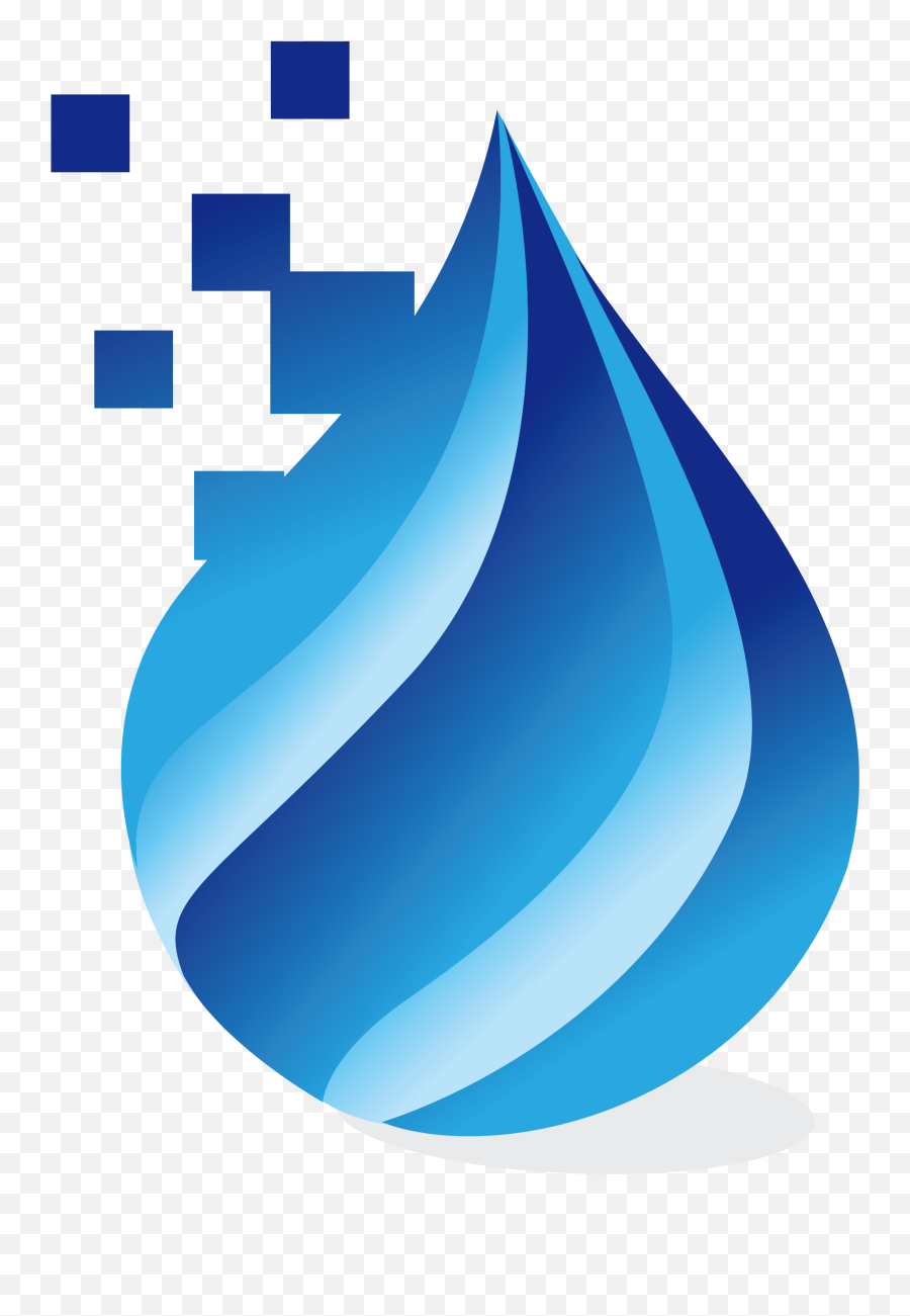 Drop Euclidean Vector - Blue Abstract Water Droplets Png Water Droplets Abstract,Droplets Png