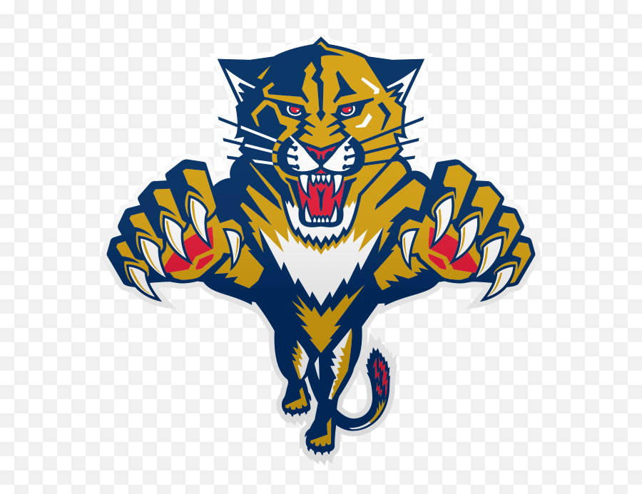 Florida Panthers Logo Clipart - Florida Panthers Logo 1993 Png,Panther Logo Png