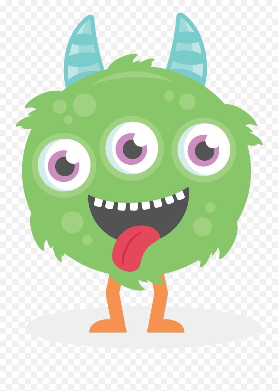 Monster Clipart Transparent Background - Cute Green Monster Clipart Png,Monster Transparent