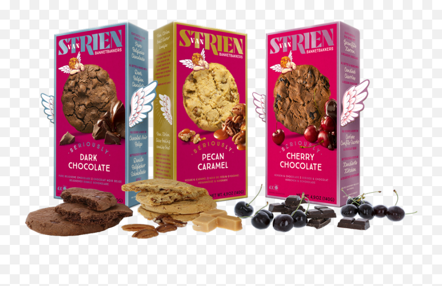 Van Strien Handmade Nutty Delight - Chocolate Png,Cookies Png