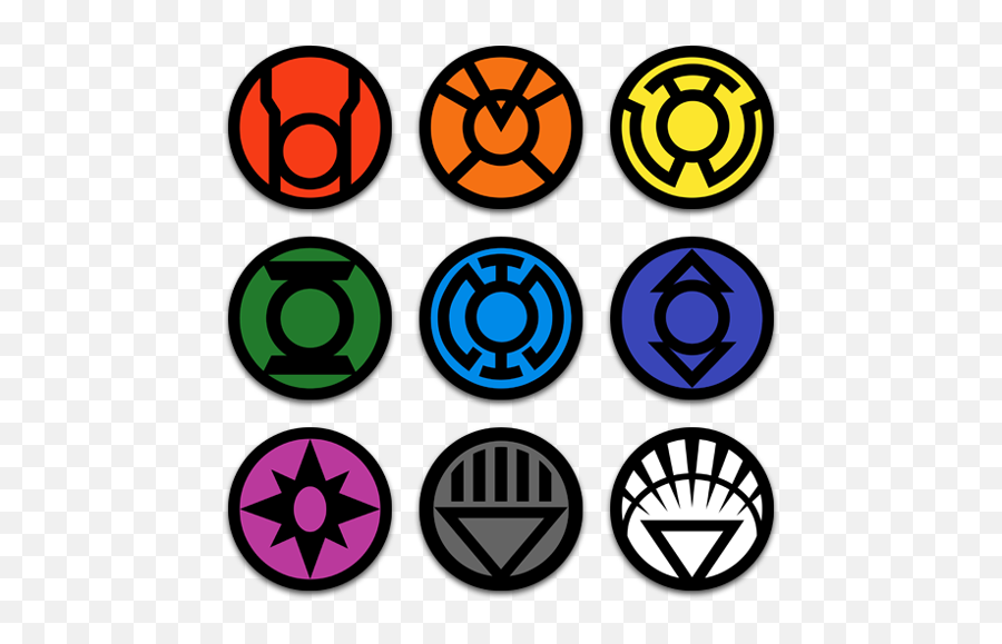 Vector Lantern Logos - All Lantern Corps Logos Png,Green Lantern Logo Png