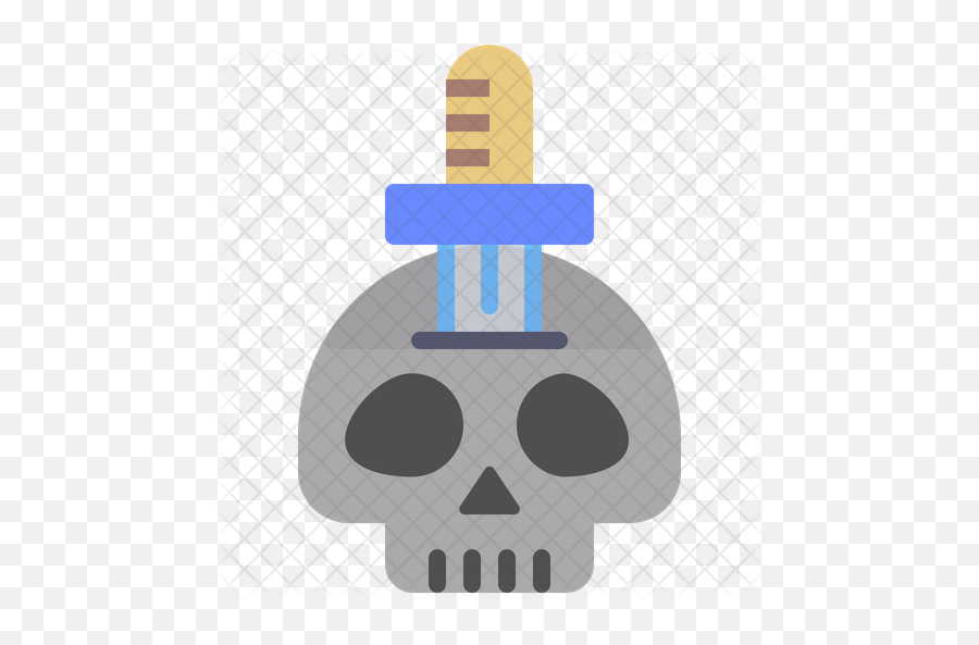 Sword Skull Emoji Icon Of Flat Style - Loro Parque Png,Skull Emoji Transparent