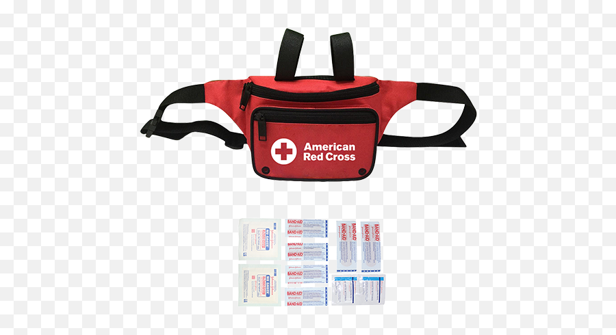 Red Cross 3 Pocket Lifeguard First Aid Hip Pack - Fanny Pack Png,Fanny Pack Png