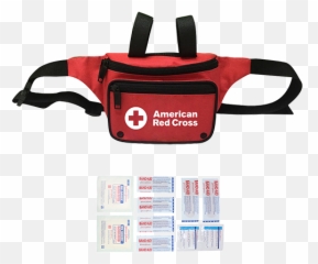 Red Cross 3 Pocket Lifeguard First Aid Hip Pack - Fanny Pack Png,Fanny Pack Png
