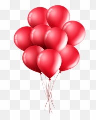 Png Red Balloons Images Transparent