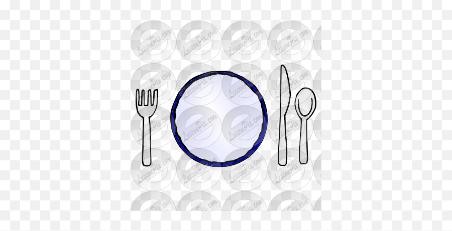 Lessonpix Mobile - Circle Png,Place Setting Png