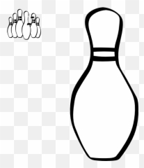 Bowling Pin Png - Pins Clip Art Transparent