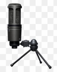 Audio - Technica At2020 Usb Microphone Transparent Png Stickpng Audio Technica At2020 Specifications,Vintage Microphone Png