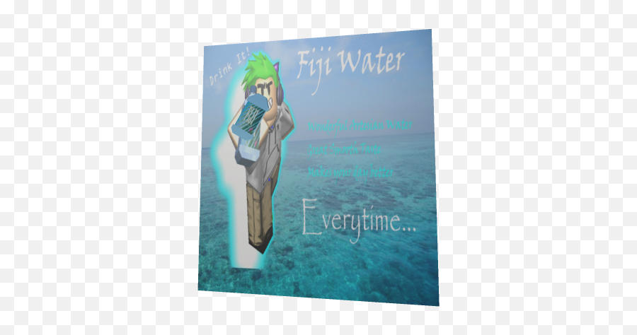 Fiji Water - Roblox Poster Png,Fiji Water Png
